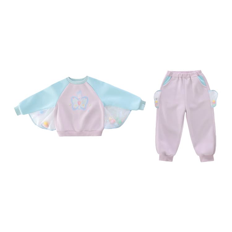 BOBBY ABLEY Фиолетовый Kids Повседневные спортивные костюмы Наборы - изображение 1