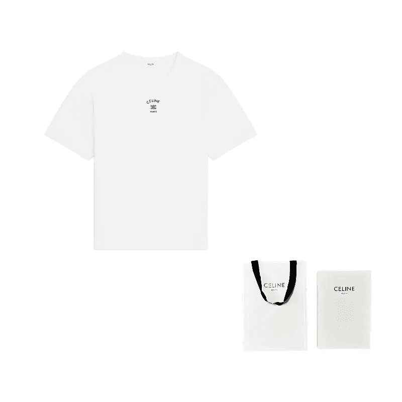 Футболка CELINE SS26 logo T - изображение 7