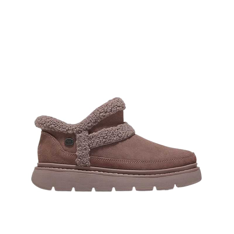 Ботинки зимние Skechers Короткий Сноубутсы Женские Темно-сливовый Красный - изображение 2