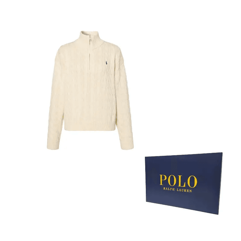 Кофта Polo Ralph Lauren Трикотаж Стандартный размер Женские Кремы - изображение 5