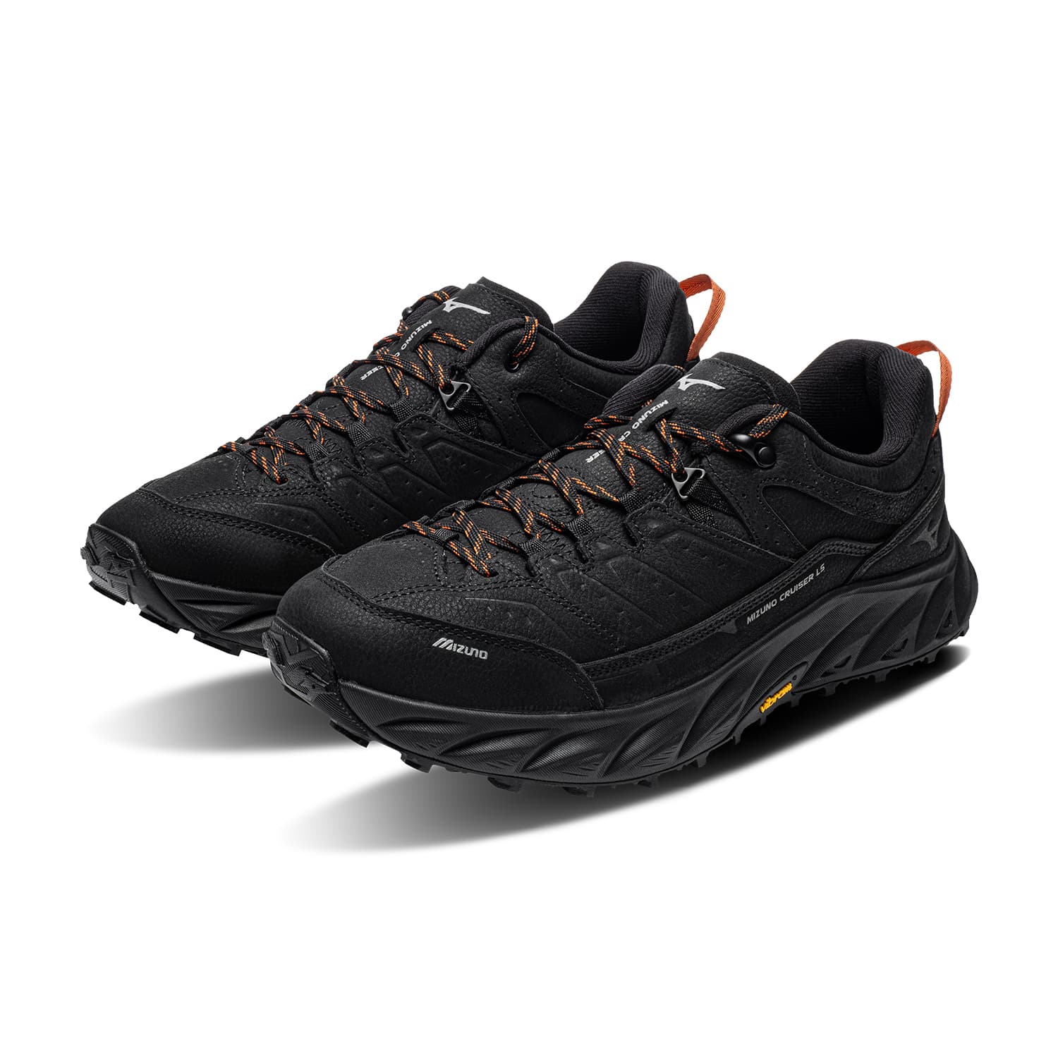 Кроссовки Mizuno Cruiser Альпинистские и треккинговые ботинки Низкий верх Черный Темная грязь Унисекс - изображение 4