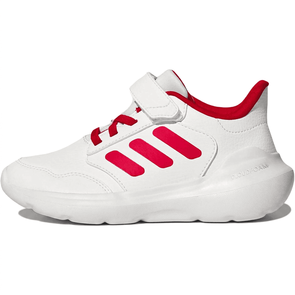 Кроссовки Adidas Tensaur Run 3,0 Детские беговые кроссовки Low Топ Ярко-белый Ярко-розовый Флуоресцентный Kids - изображение 1