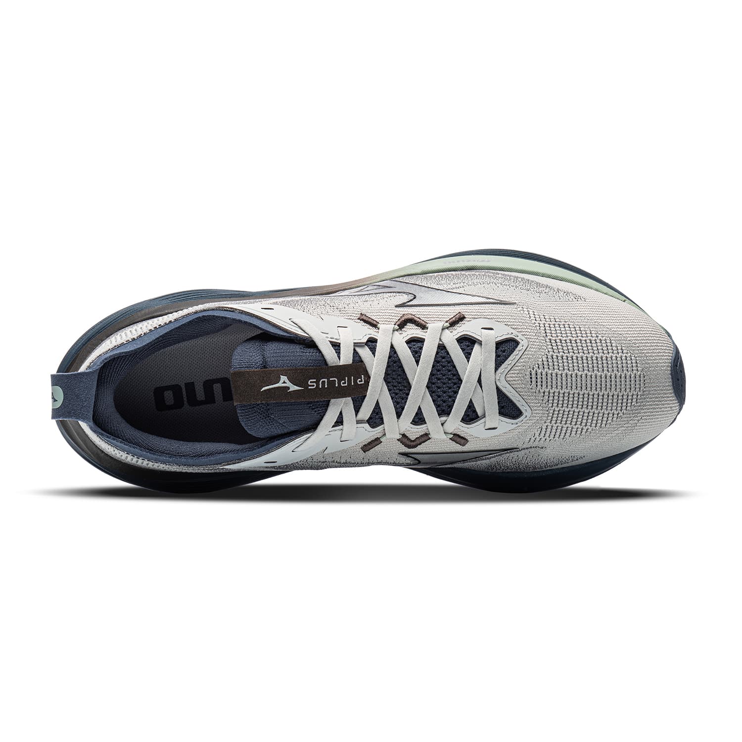 Кроссовки для бега Mizuno PI PLUS Беговые кроссовки Low Топ Тонкие и без объема Грибно-серый ORION Синий Унисекс - изображение 3