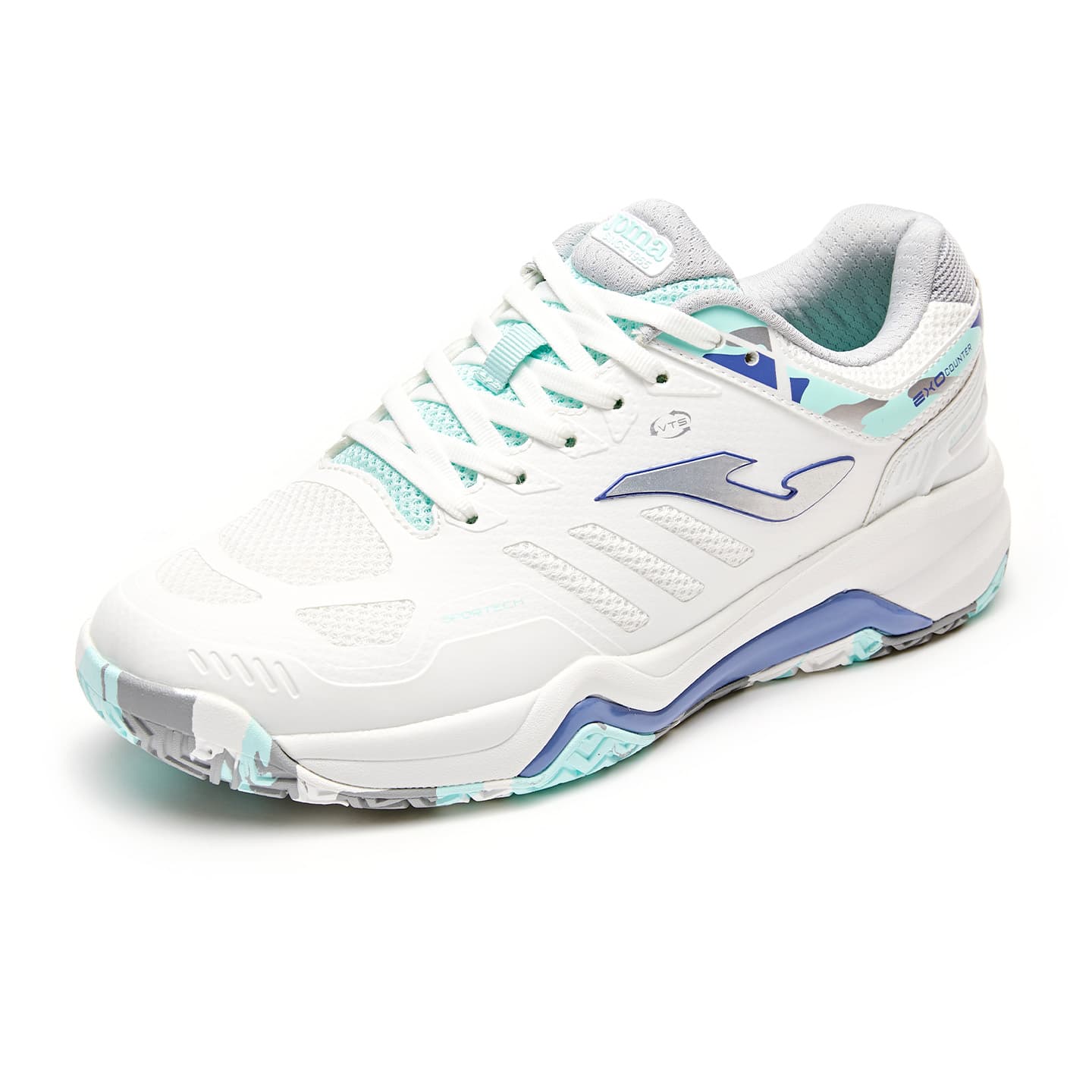 Кроссовки для тенниса Joma Кроссовки для тенниса Low Топ Белый светло-голубой Унисекс - изображение 3