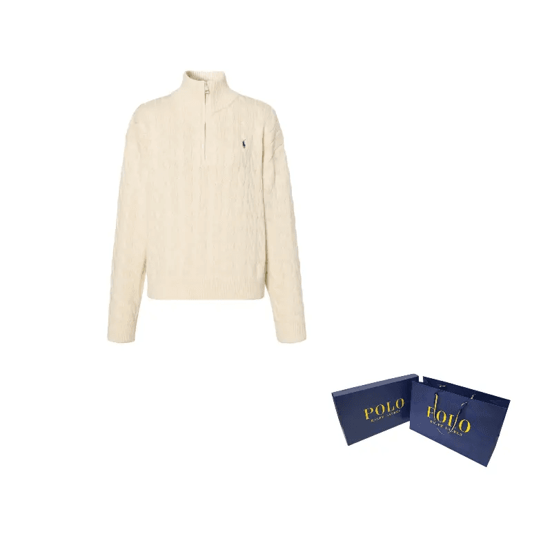 Кофта Polo Ralph Lauren Трикотаж Стандартный размер Женские Кремы - изображение 6