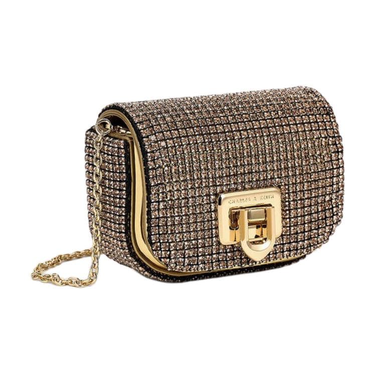 Сумка для наушников CHARLES KEITH Charles Keith Искусственный кристалл Полиуретан Наушники Чехол Сумка через плечо Мини-версия Женская - изображение 8