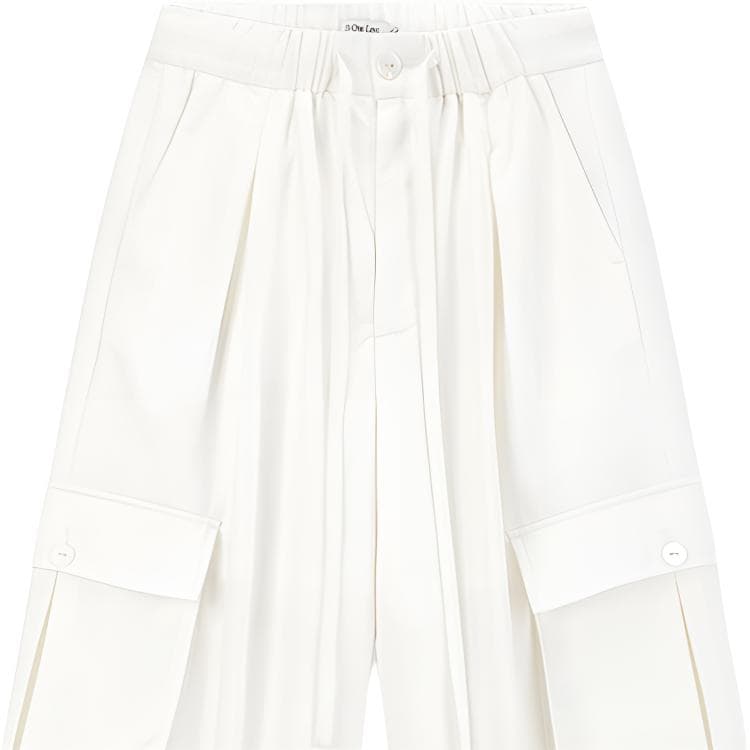 BONELESS Cut Ecru Women's Cargo Pants - изображение 3