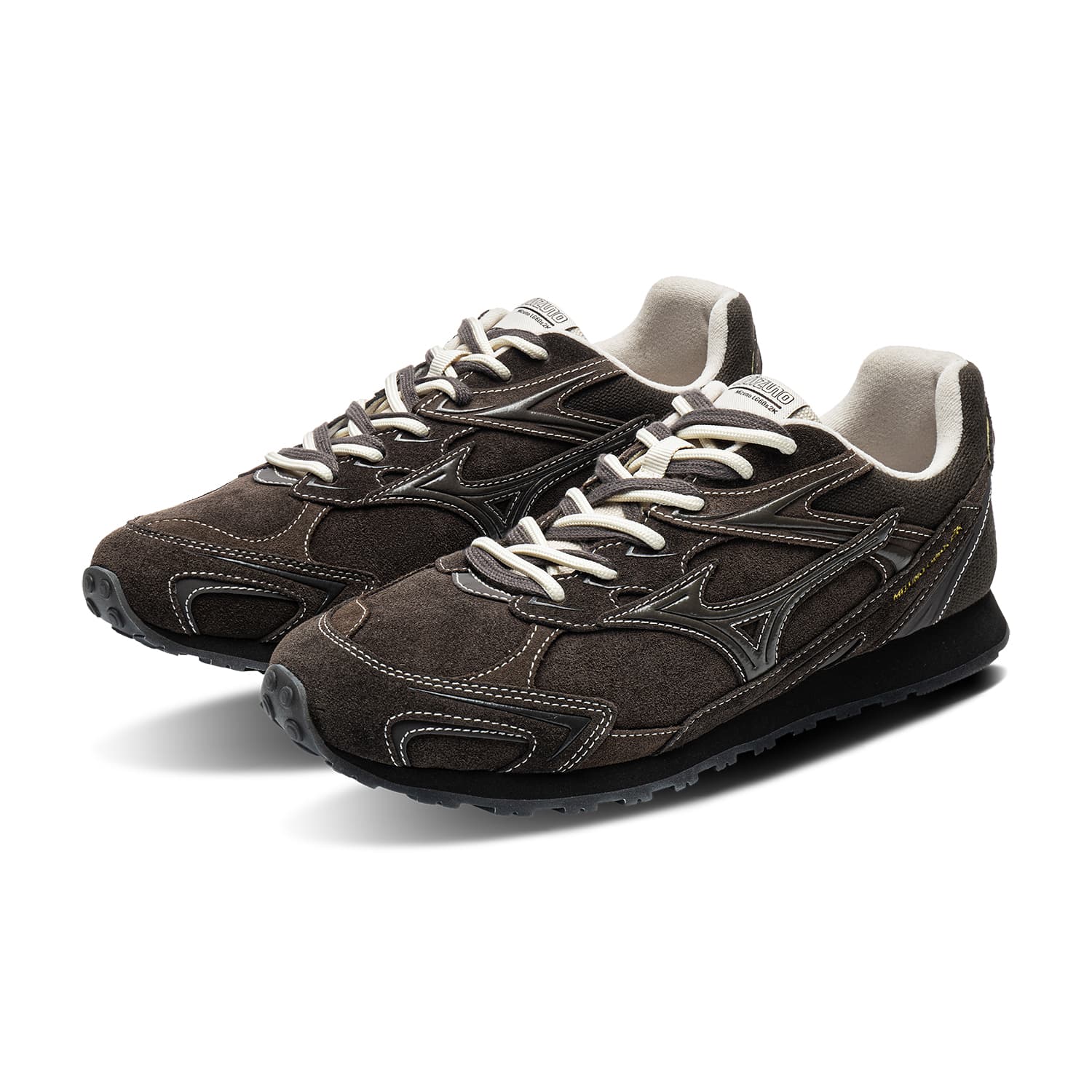 Кроссовки Mizuno Повседневная обувь Low Топ Темно-коричневый Бежевый Серый Унисекс - изображение 4