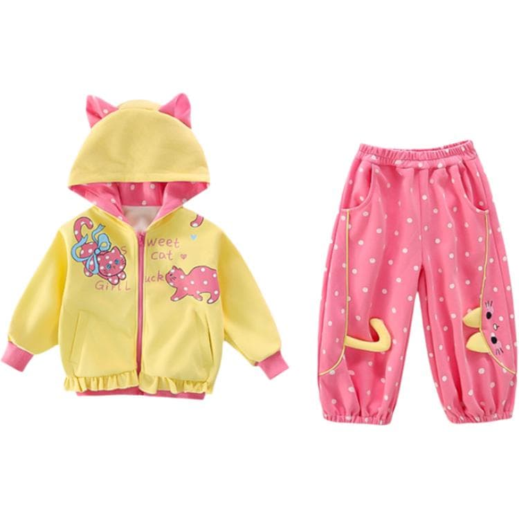 BOBBY ABLEY Желто-розовый Kids Повседневные спортивные костюмы Наборы - изображение 1