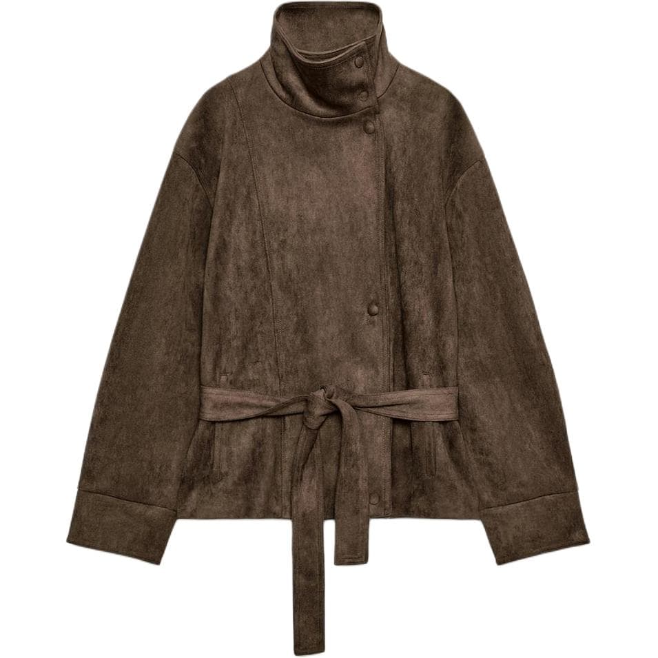 Куртка zara Темный Норка Женские Куртки - изображение 1