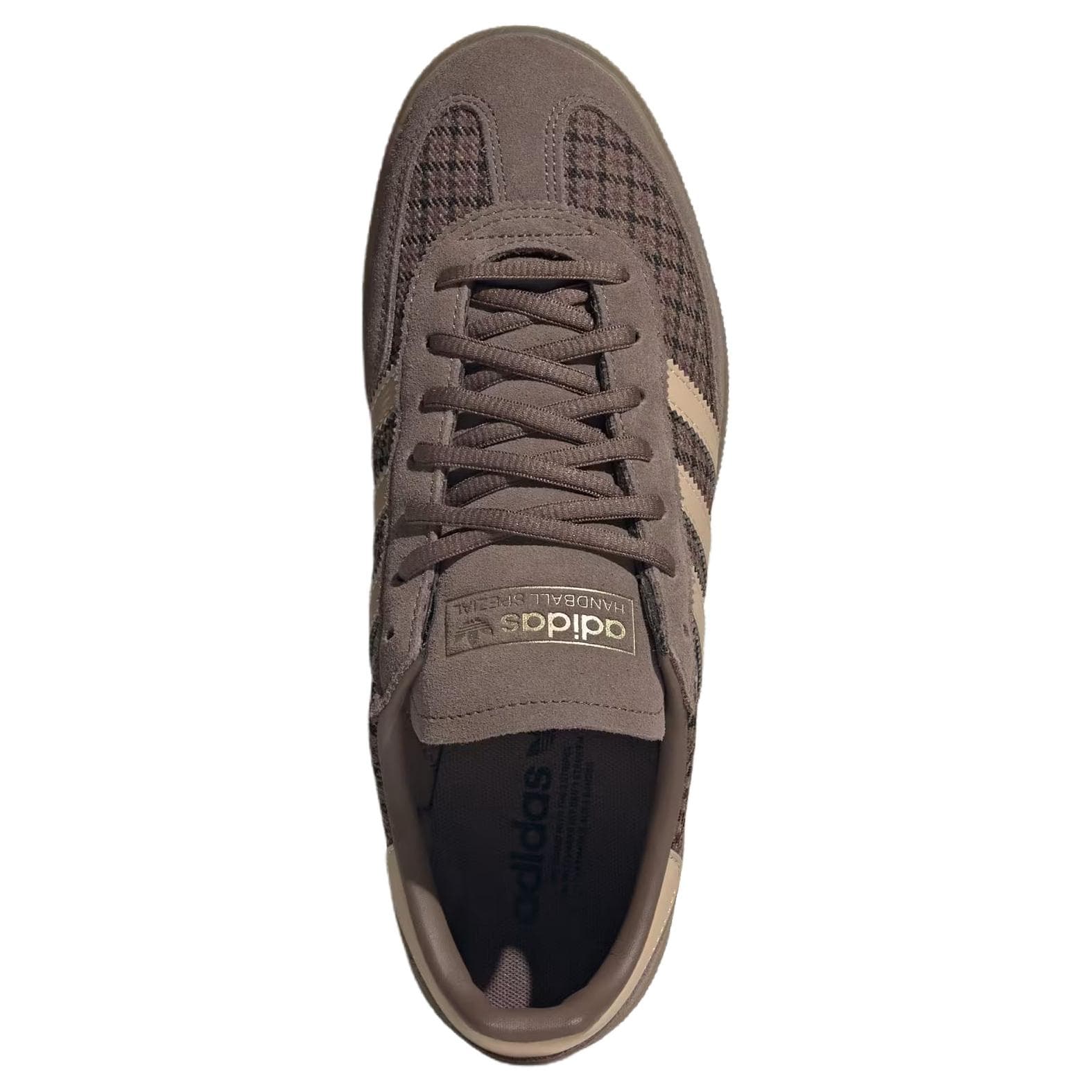 Кроссовки Adidas Originals HANDBALL SPEZIAL Кеды немецкой армии (GAT) Низкий Топ Земляной тон Волшебный бежевый Резинопласт Цвет Мужской - изображение 4