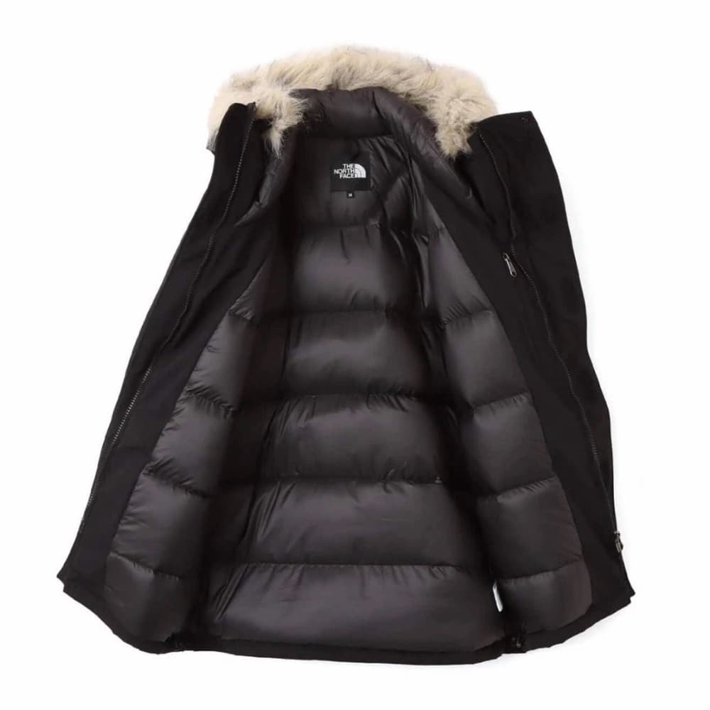 Зимняя куртка The North Face Logo Embroidered Hoodie Jacket Black - изображение 2