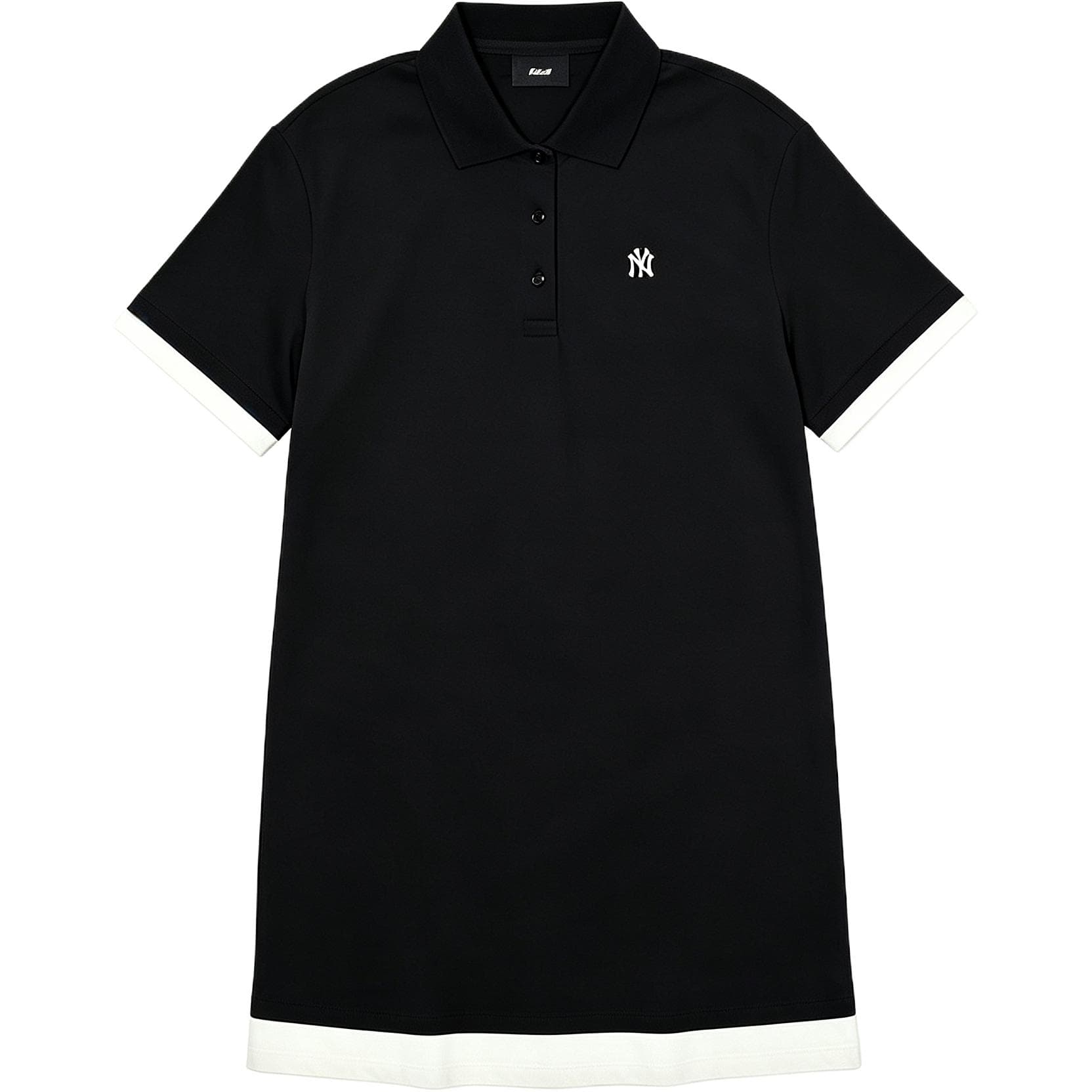 Платье MLB New York Yankees Basic Collection SS26 Короткое платье с короткими рукавами для женщин - изображение 1