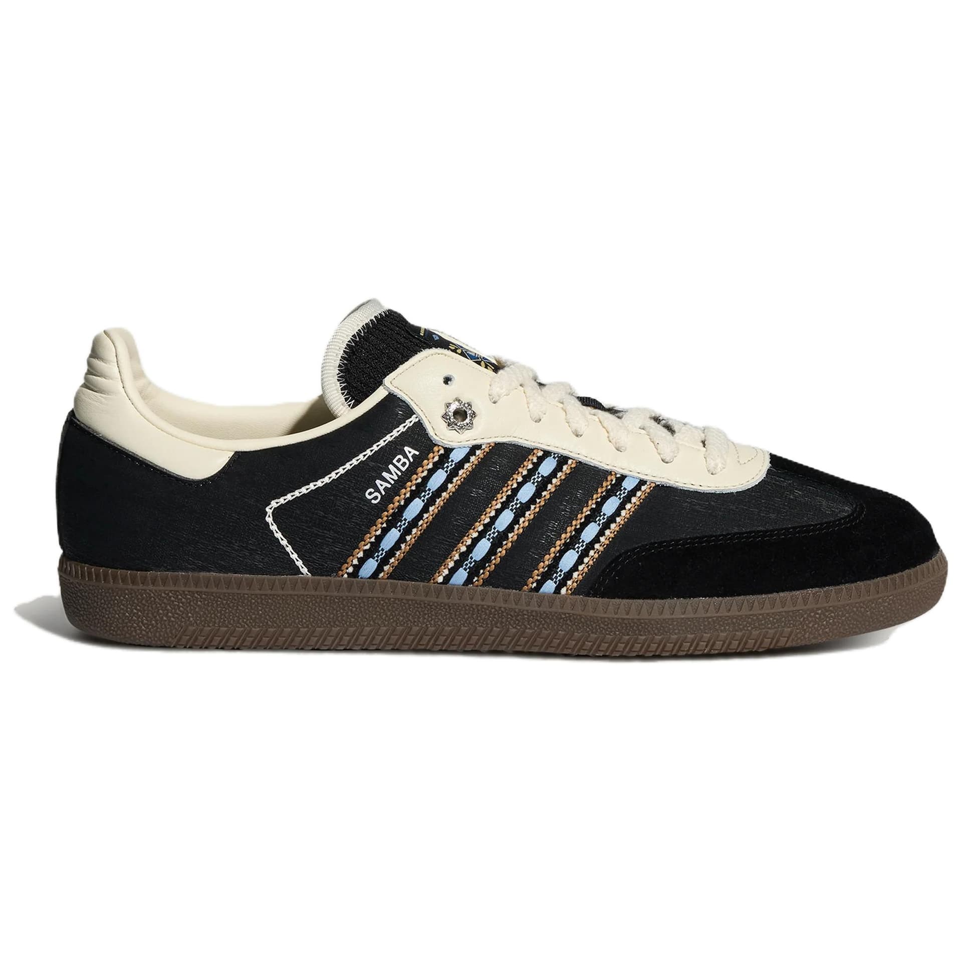 Кроссовки Adidas Originals Samba OG Кеды немецкой армии (GAT) Низкий Топ Черный Дальний Небесный Синий Песочный Коричневый Унисекс - изображение 2