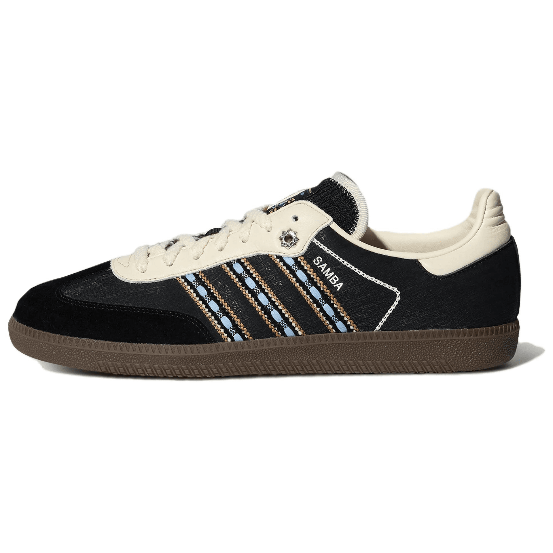 Кроссовки Adidas Originals Samba OG Кеды немецкой армии (GAT) Низкий Топ Черный Дальний Небесный Синий Песочный Коричневый Унисекс - изображение 1