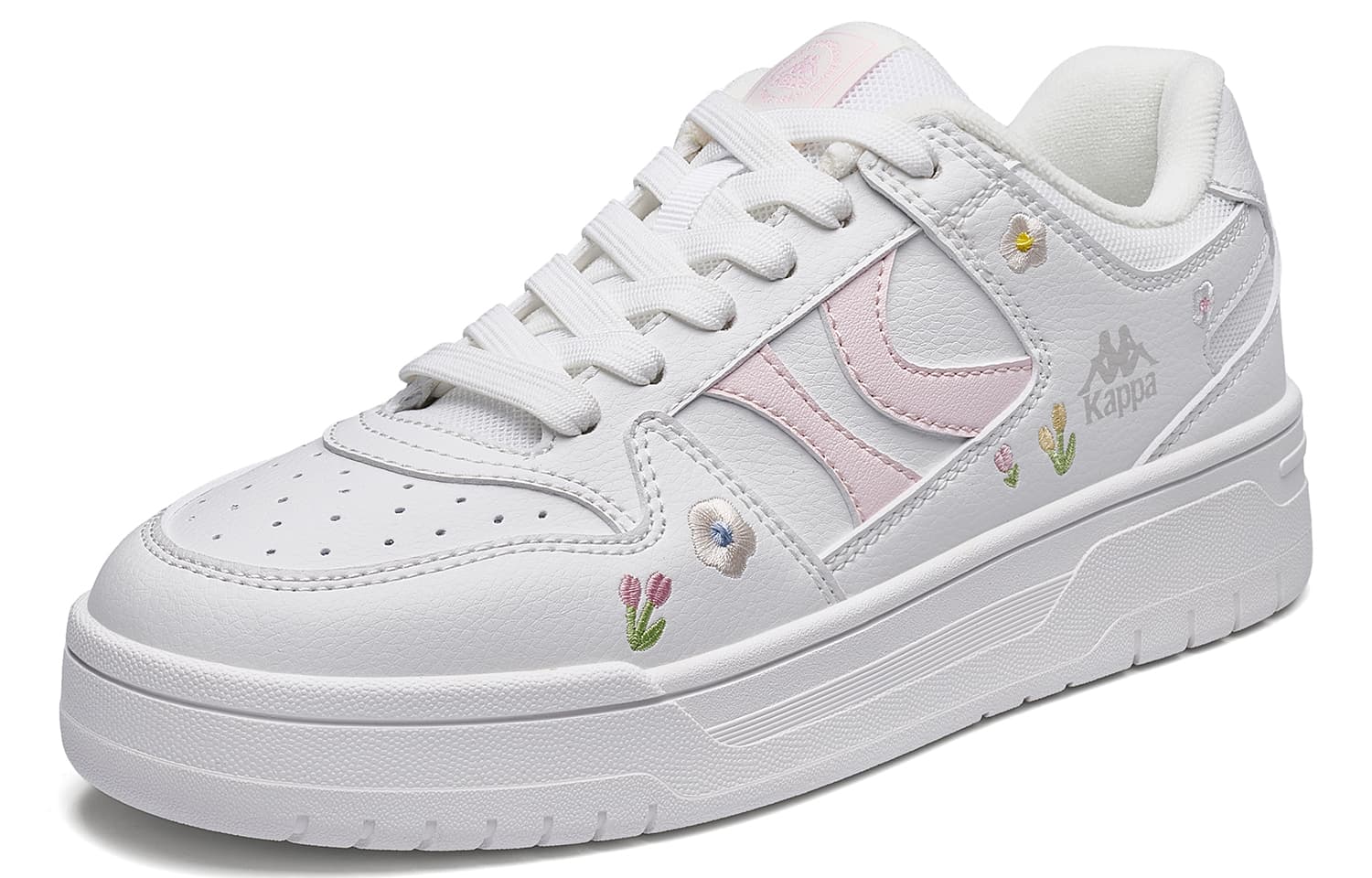 Кроссовки Kappa Island Breeze Skate Shoes Low Top Classic White Velvet Pink Women's - изображение 3