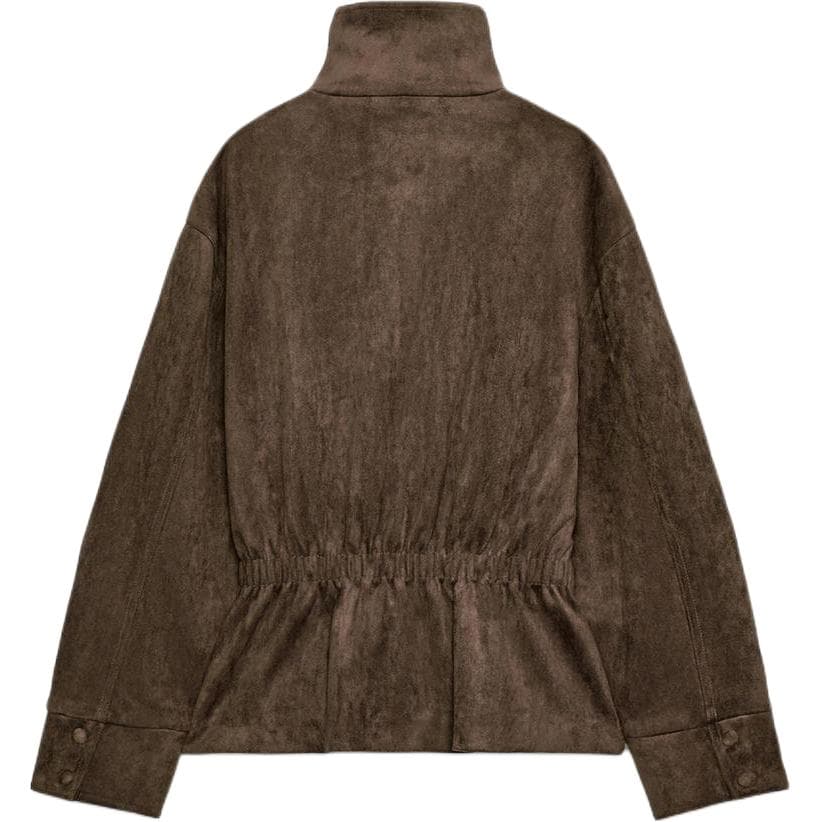 Куртка zara Темный Норка Женские Куртки - изображение 2