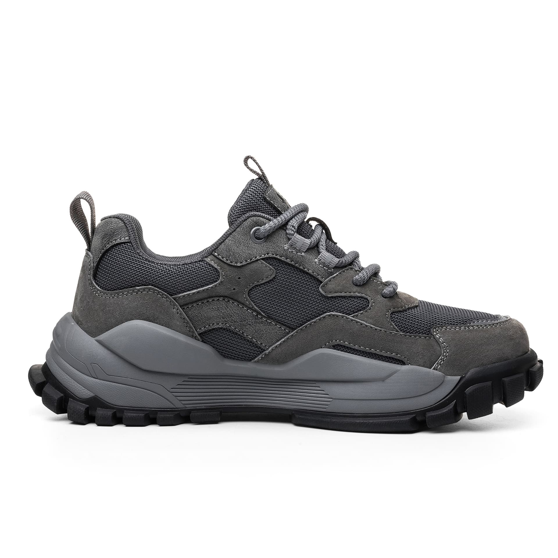 Кроссовки JEEP SPIRIT Darth Vader Chunky Sneakers Low Top Volcanic Ash [Натуральная кожа и сетка Все Season] Мужской - изображение 2