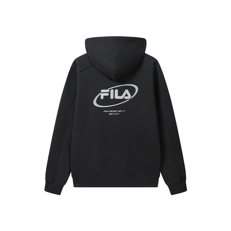 Кофта FILA Свитшот Мужской Угольно-черный Серый - изображение 2
