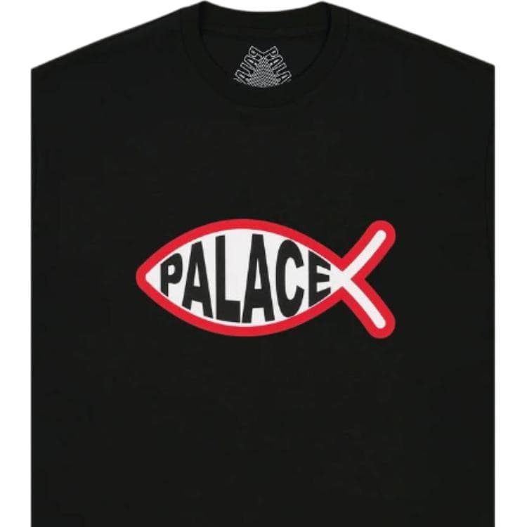 Футболка PALACE Черная Унисекс T-рубашка - изображение 4