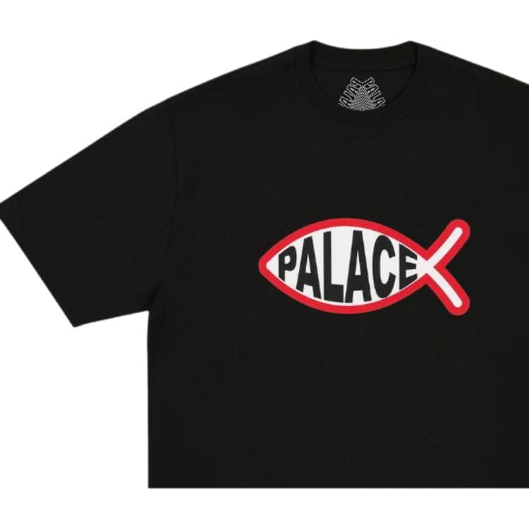 Футболка PALACE Черная Унисекс T-рубашка - изображение 5