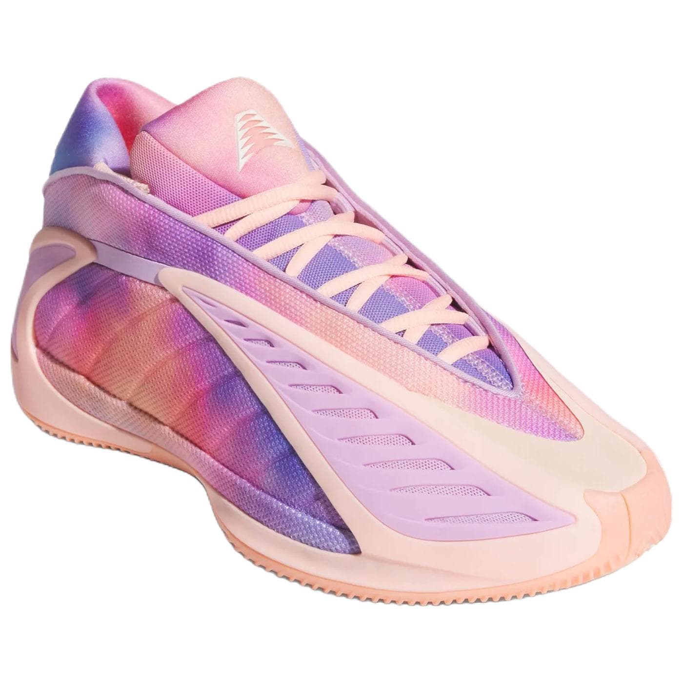 Кроссовки для баскетбола Adidas AE2 Баскетбольные кроссовки Low Топ Розово-фиолетовый Унисекс - изображение 3