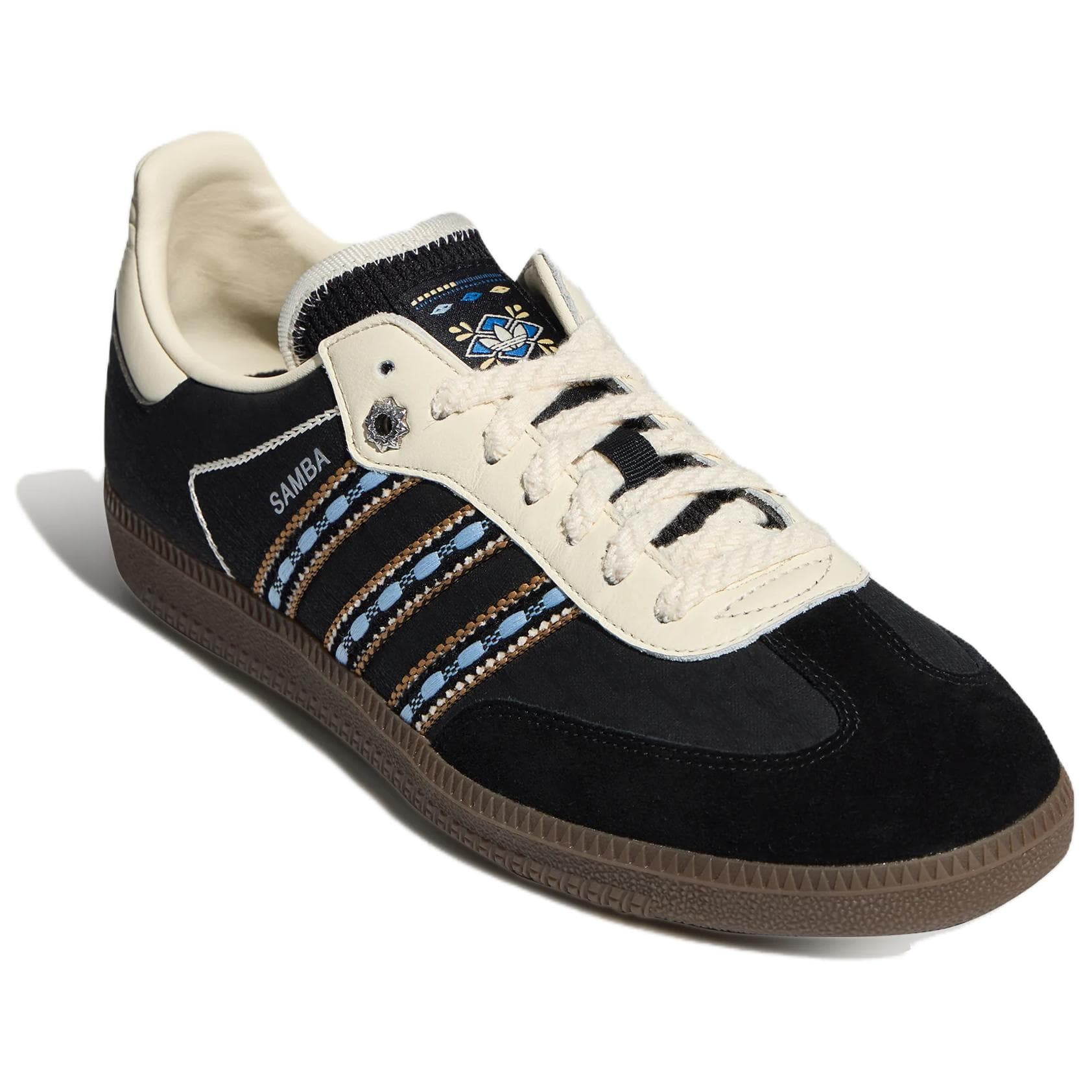 Кроссовки Adidas Originals Samba OG Кеды немецкой армии (GAT) Низкий Топ Черный Дальний Небесный Синий Песочный Коричневый Унисекс - изображение 3
