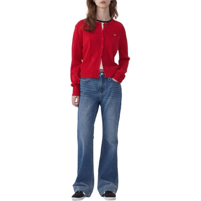 Джинсы COVERNAT Blue Women's Jeans COVERNAT Синий Женские Джинсы - изображение 3