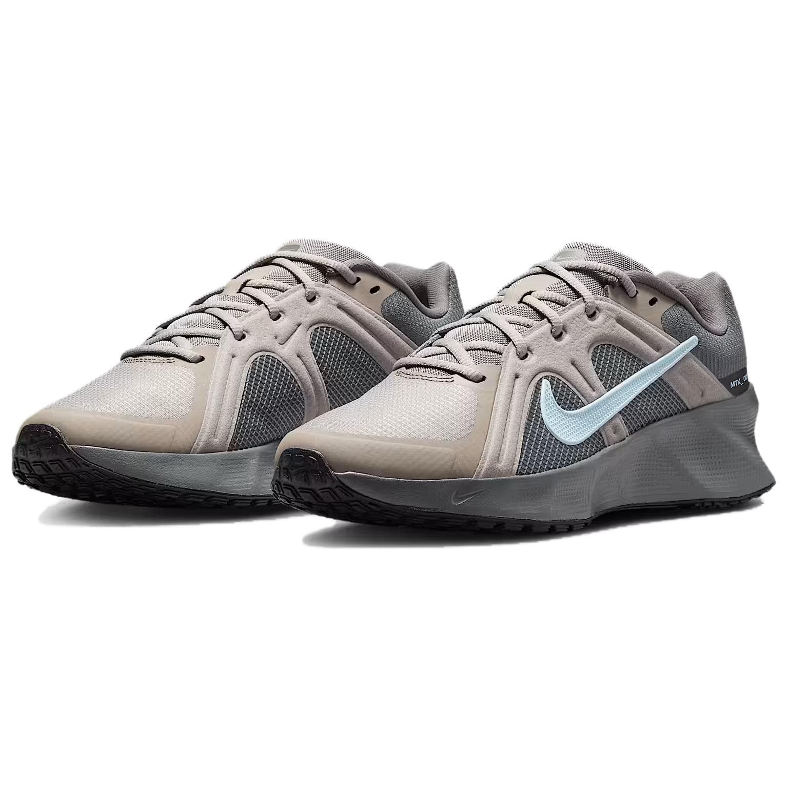 Кроссовки для бега NIKE METRO TEK Беговые кроссовки Низкий Топ Серый Светло-Синий Бежевый Мужской - изображение 3