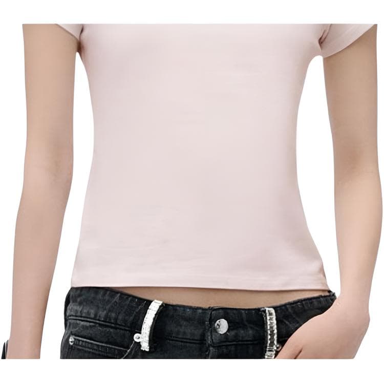 Футболка Alexander Wang Chinese Valentine's Day Светло-розовые Женские T-рубашки - изображение 3