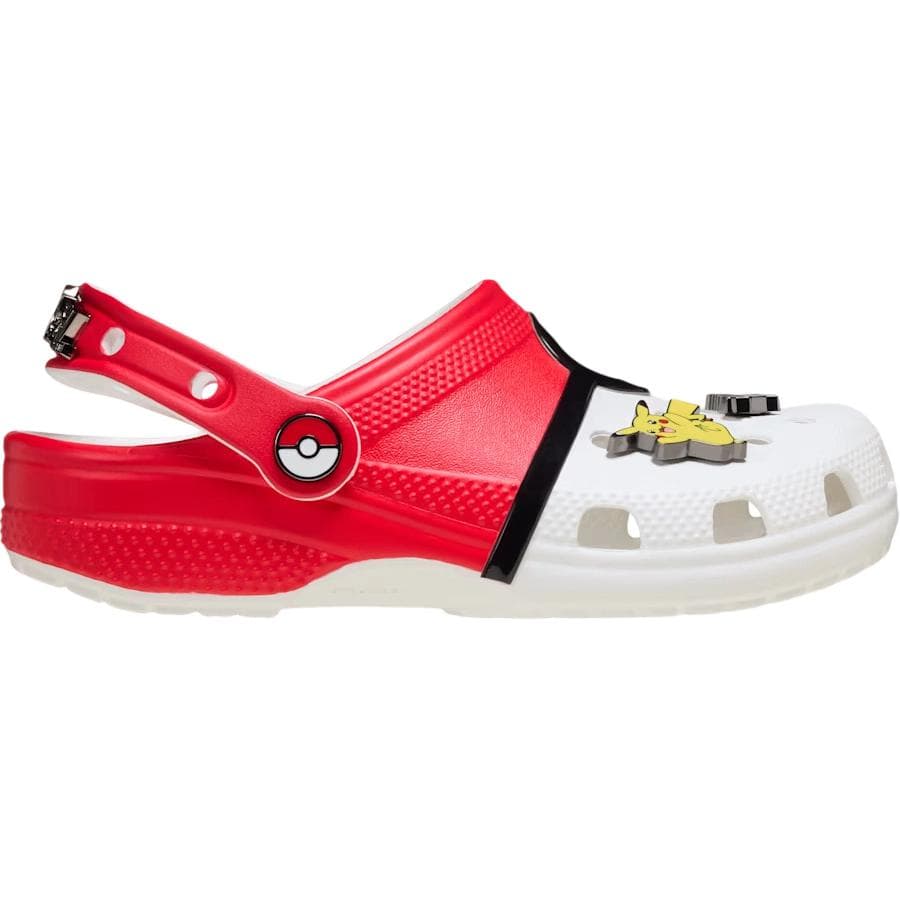 CROCS Classic clog Детские сабо Красно-белый Kids - изображение 2