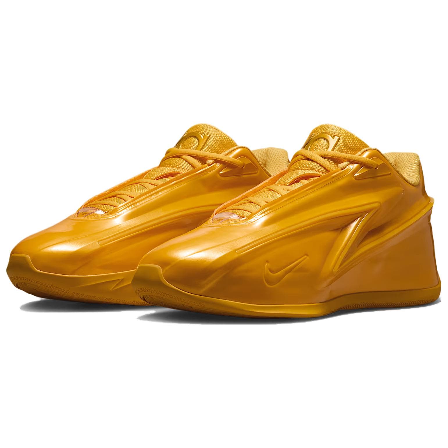 Кроссовки для баскетбола NIKE KD 19 Баскетбольные кроссовки Low Топ Желтый Мужской - изображение 3