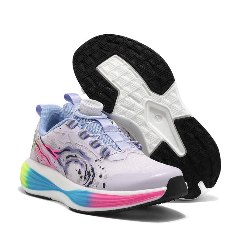 Кроссовки WARRIOR Детские беговые кроссовки Low Топ Фиолетовый Kids - изображение 6