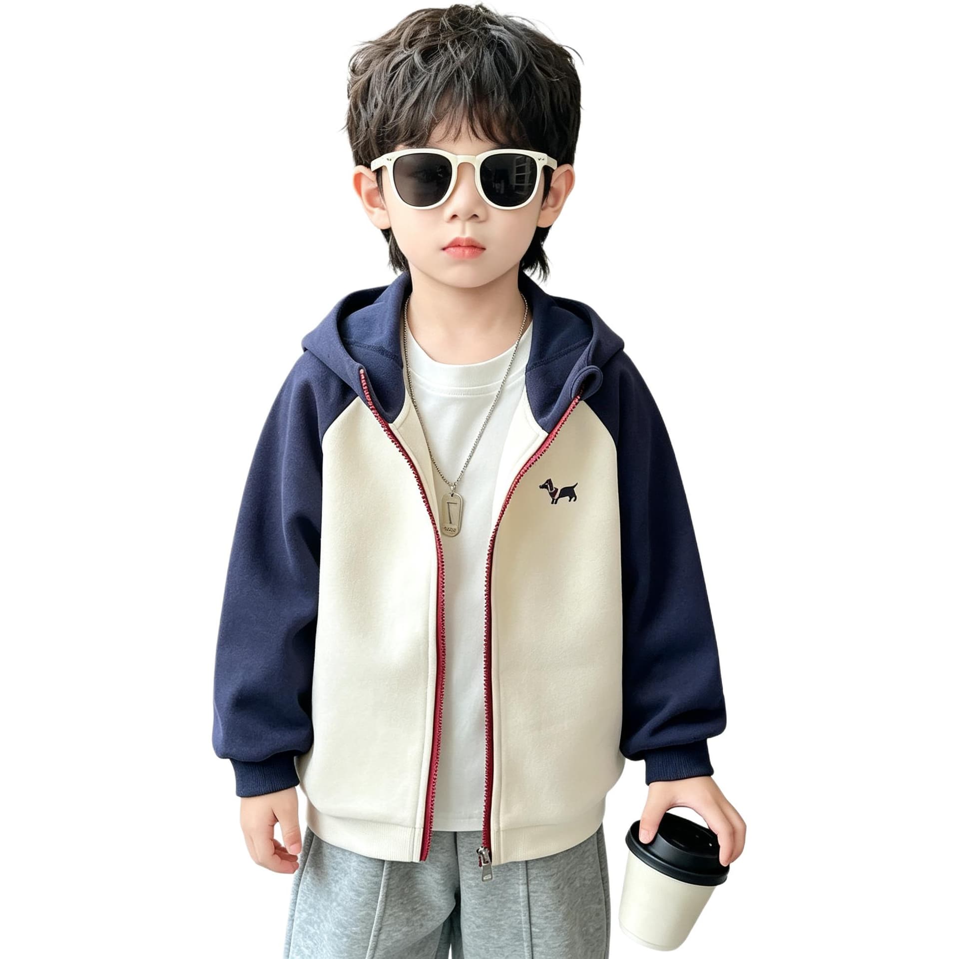 BOBBY ABLEY Абрикос Kids Толстовки - изображение 1