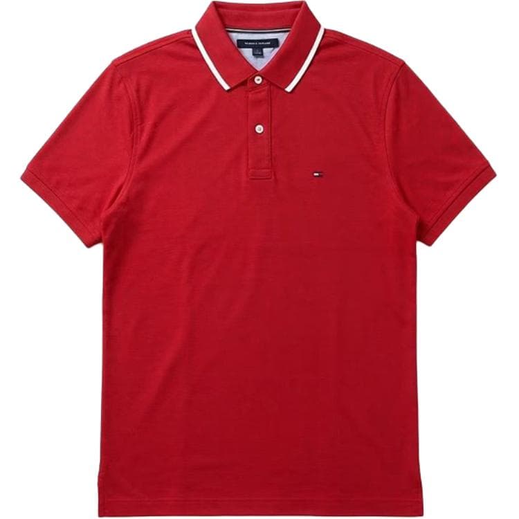 Поло Tommy Hilfiger Красный Мужской Поло - изображение 1