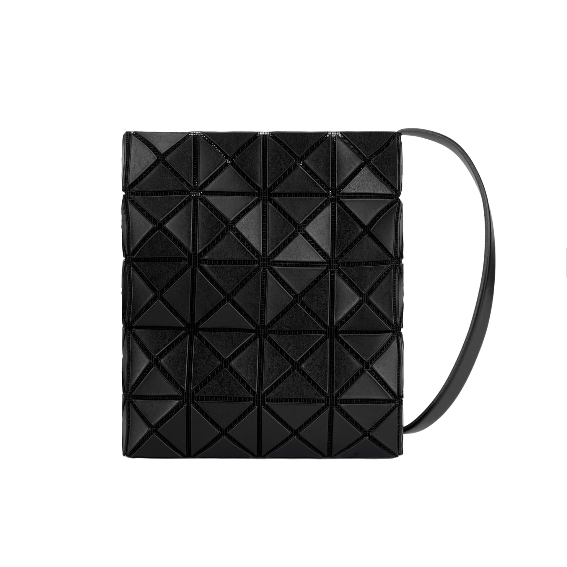 Мини-сумка ISSEY MIYAKE Prism Поливинилхлоридная смола PVC Сумка через плечо Сумка на плечо Унисекс Матовый черный - изображение 2