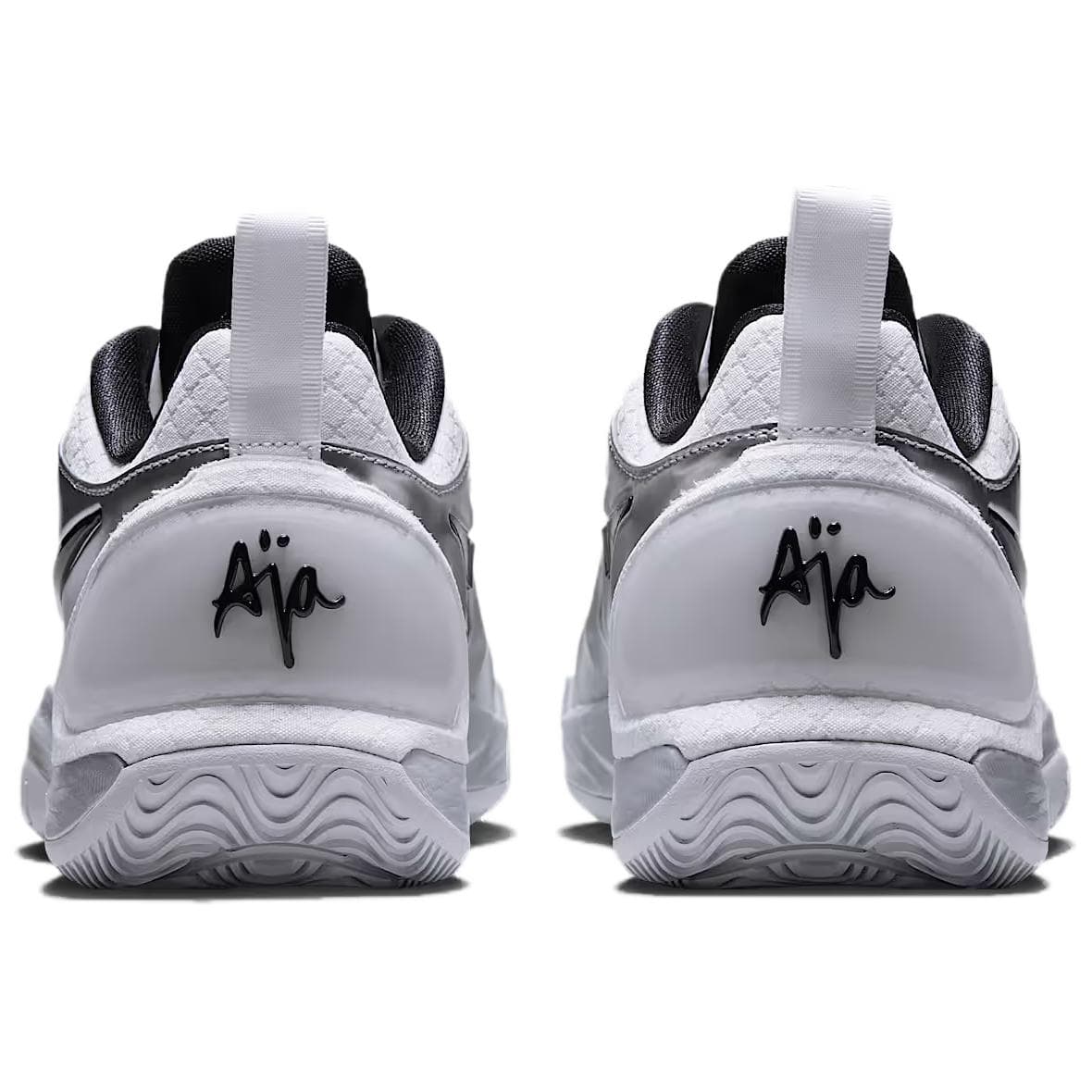 Кроссовки для баскетбола NIKE A'Two Баскетбольные кроссовки Low Топ Белый серебристый Унисекс - изображение 5