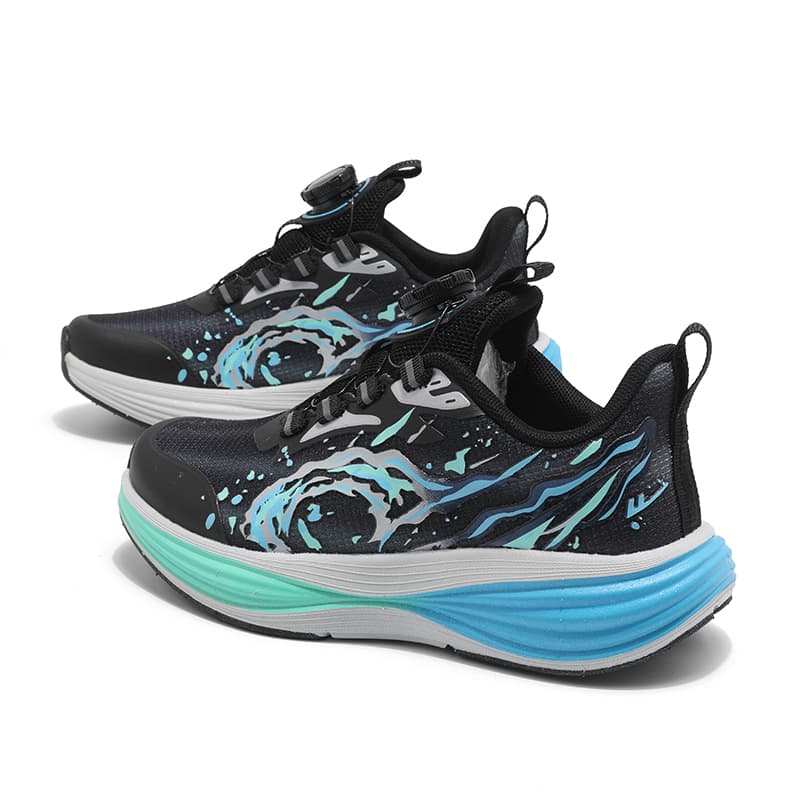 Кроссовки WARRIOR Детские беговые кроссовки Low Топ Черный Kids - изображение 6