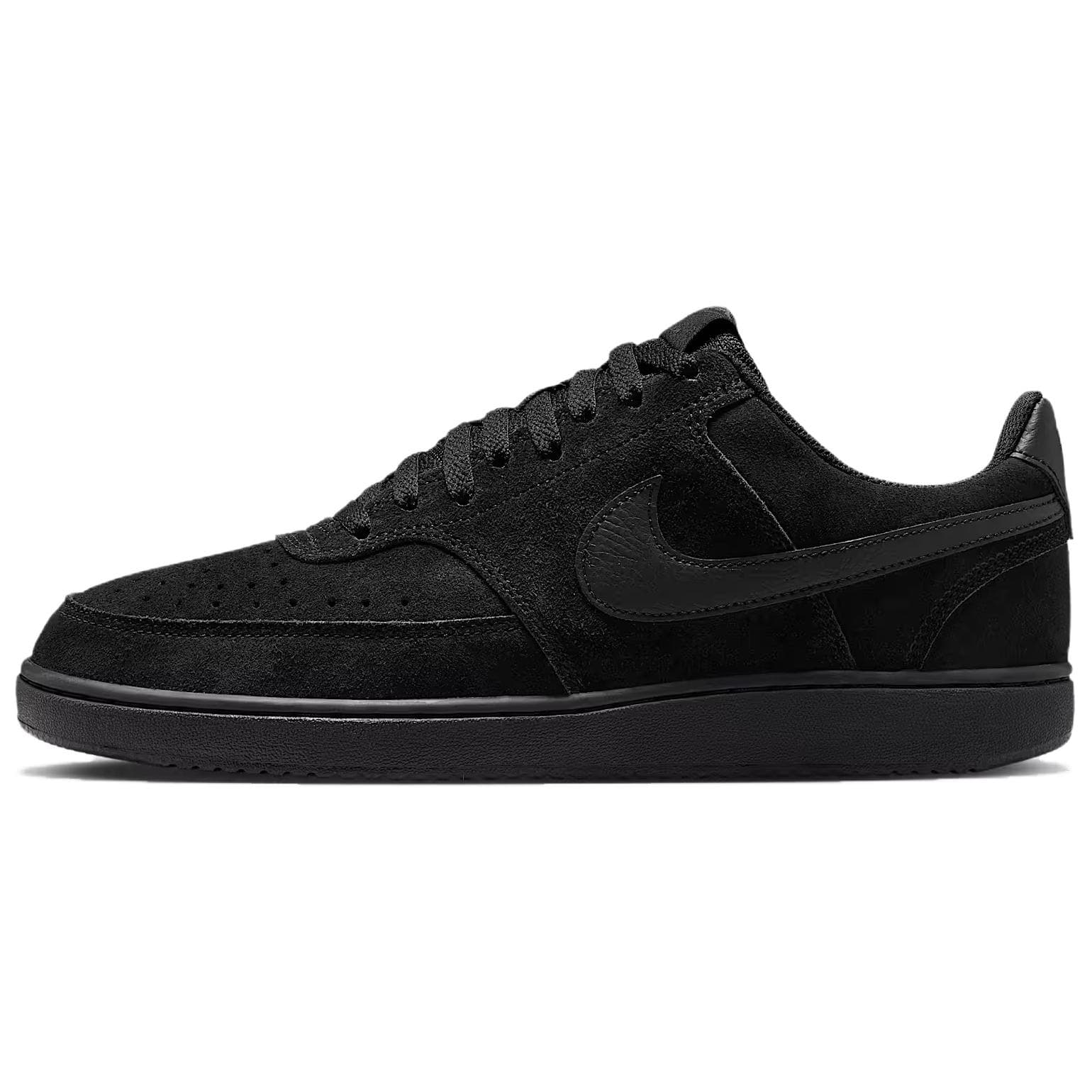 Кроссовки NIKE Court Vision Скейтборд Кроссовки Низкие Топ Черный Темный Дым Серый Черный Мужские - изображение 1
