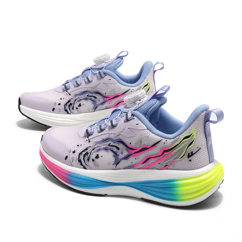 Кроссовки WARRIOR Детские беговые кроссовки Low Топ Фиолетовый Kids - изображение 5