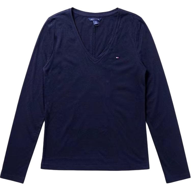 Футболка Tommy Hilfiger Темно-синие женские футболки T - изображение 1