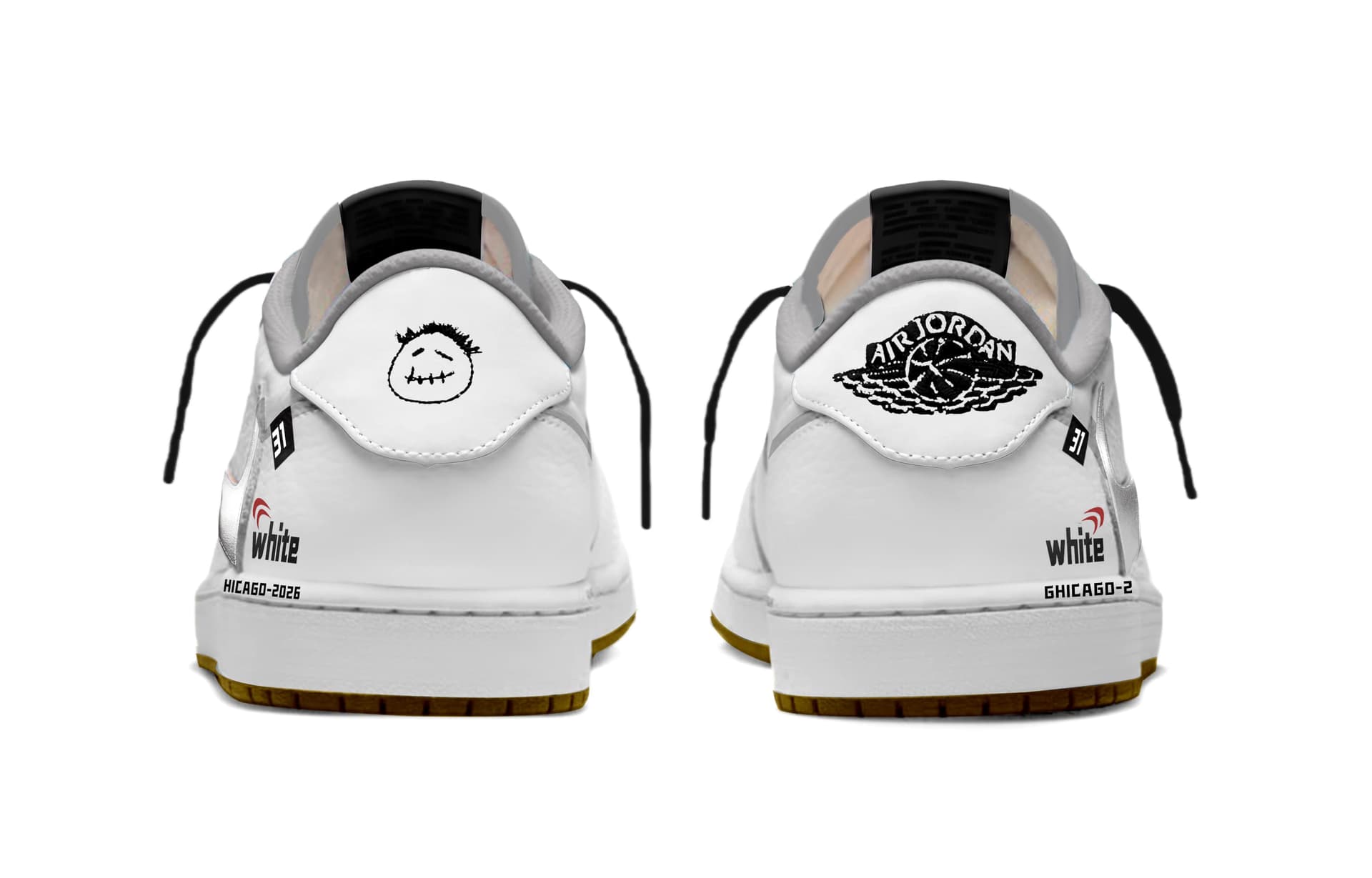 Ретро баскетбольные кроссовки Jordan Travis Scott Air Jordan 1 31 - изображение 4