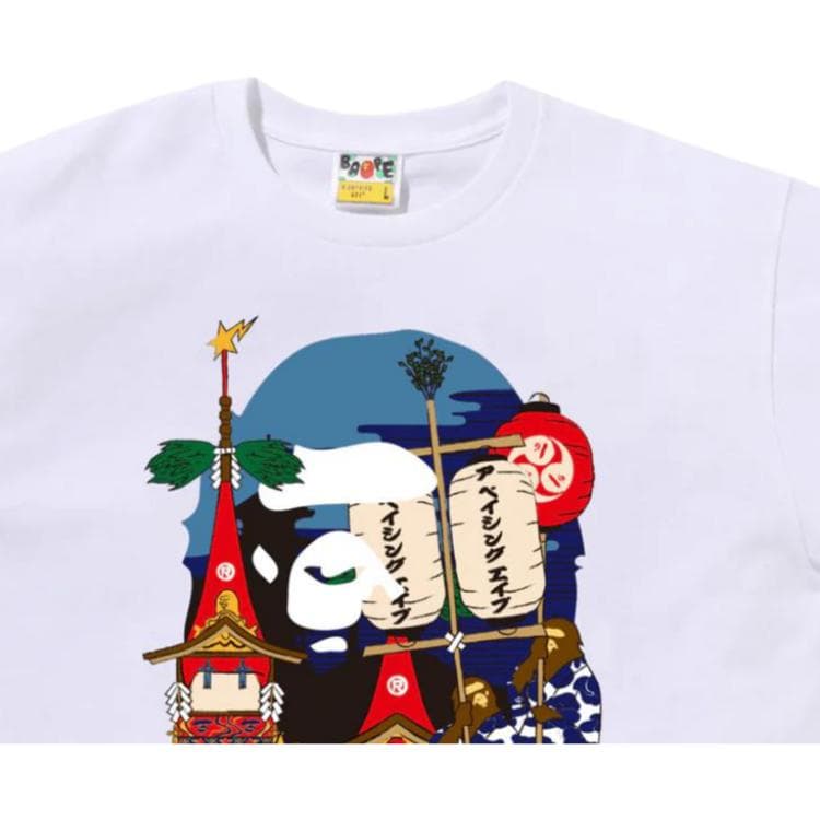 Футболка A BATHING APE Kyoto Festival Collection Унисекс T-рубашки - изображение 3