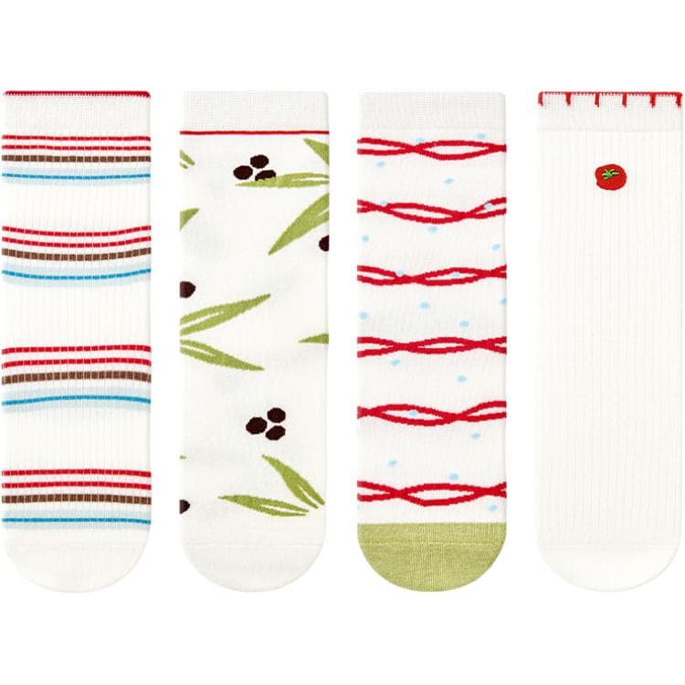Носки PRIMEET Кантри-стиль Освежающий вариант 4 шт Женские Высокие носки - изображение 1