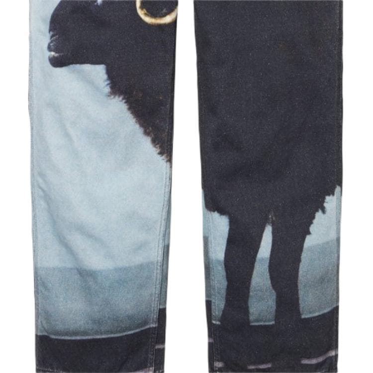 Штаны Supreme Damien Hirst WEEK1 PAINTER Jeans Повседневные штаны Унисекс - изображение 5