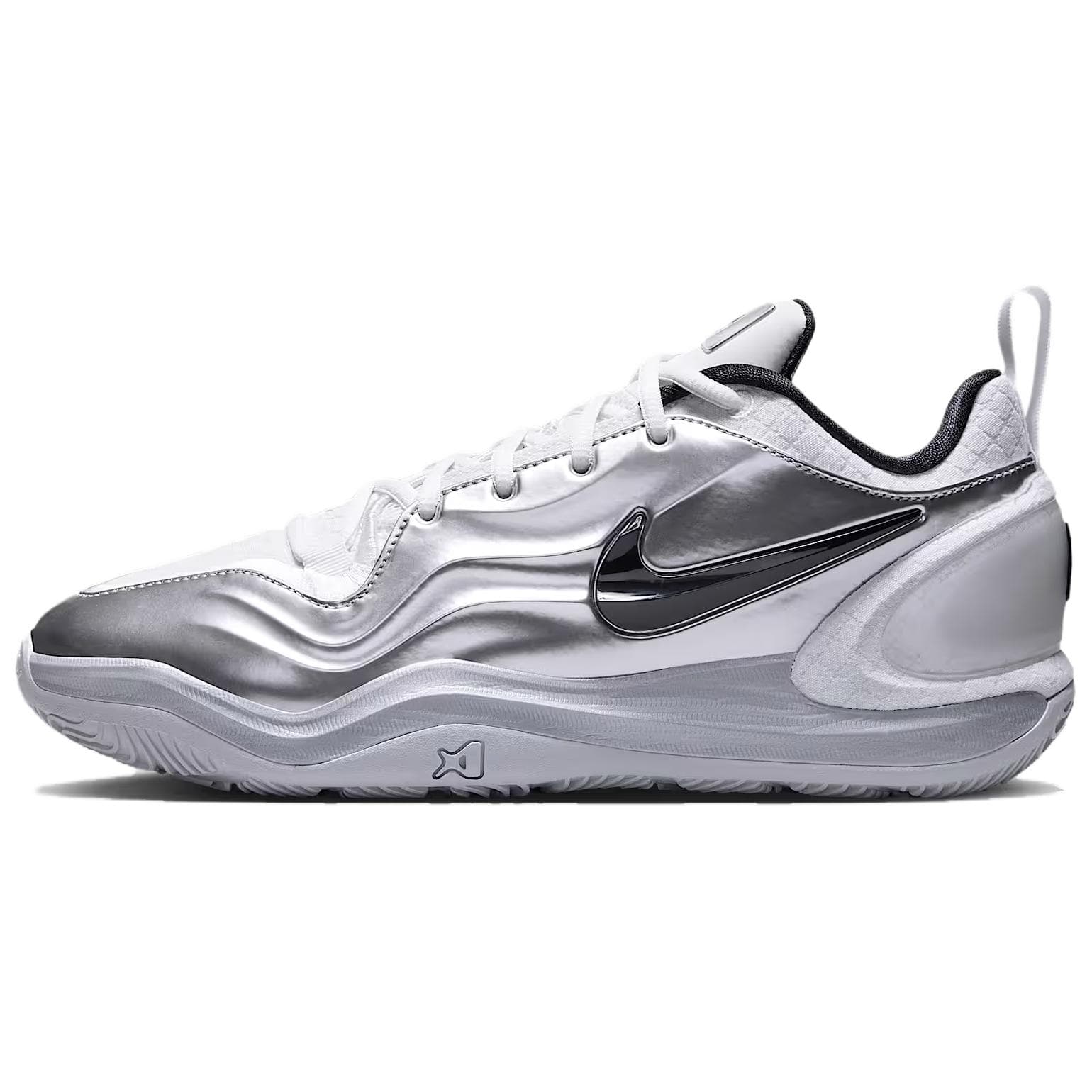 Кроссовки для баскетбола NIKE A'Two Баскетбольные кроссовки Low Топ Белый серебристый Унисекс - изображение 1