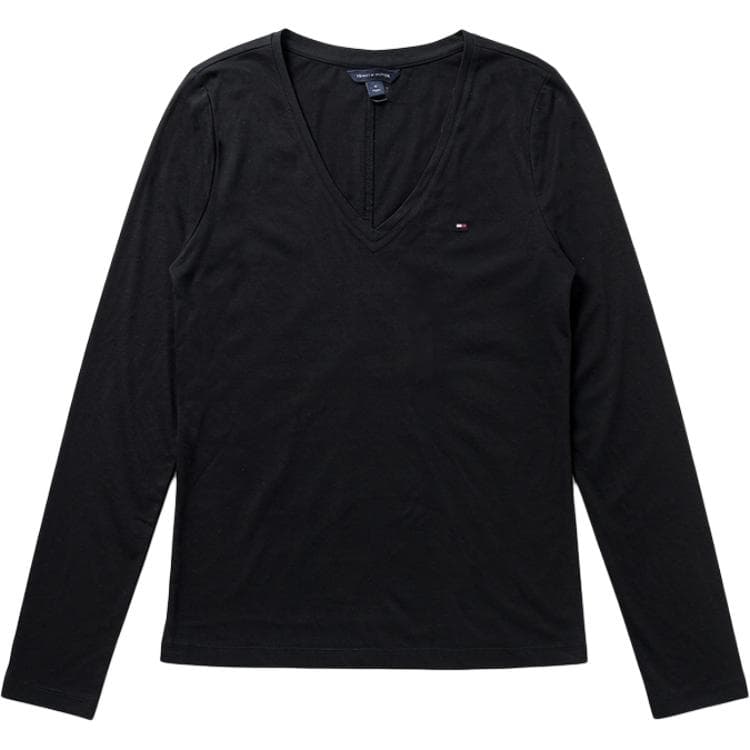 Футболка Tommy Hilfiger Черные Женские T-рубашки - изображение 1