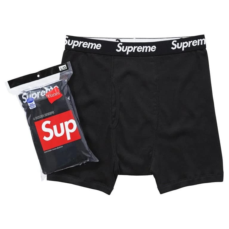 Трусы supreme Hanes collab Мужской Боксеры - изображение 1