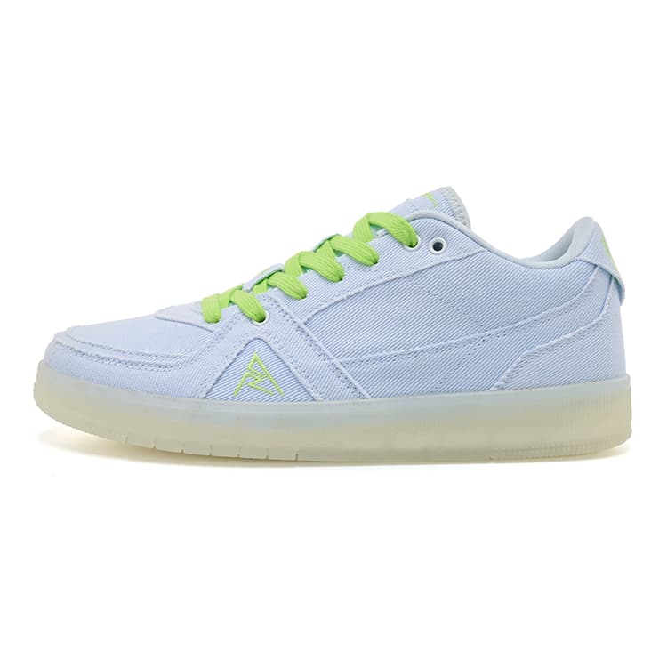 Кроссовки RIGORER Reaves Skate Shoes Low-Top Snow Mountain Blue Неон Зеленый (Фосфоресцентная Подкладочная ткань) Унисекс - изображение 1