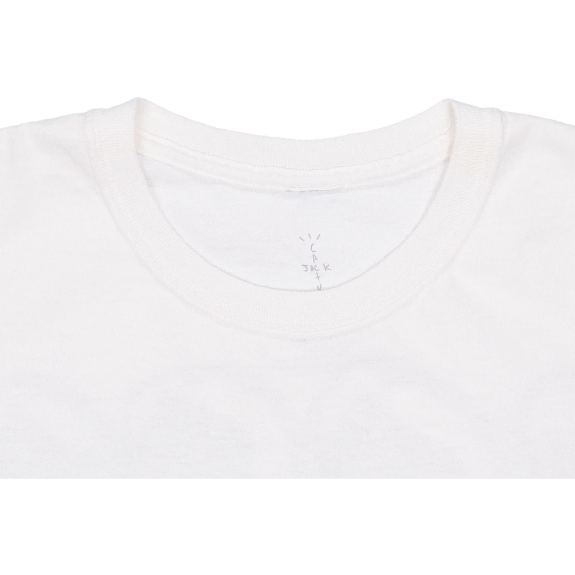 Футболка Travis Scott x Fragment Design Cactus Jack T-Shirt White - изображение 3